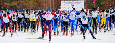 В Клепиковском районе прошёл есенинский лыжный марафон